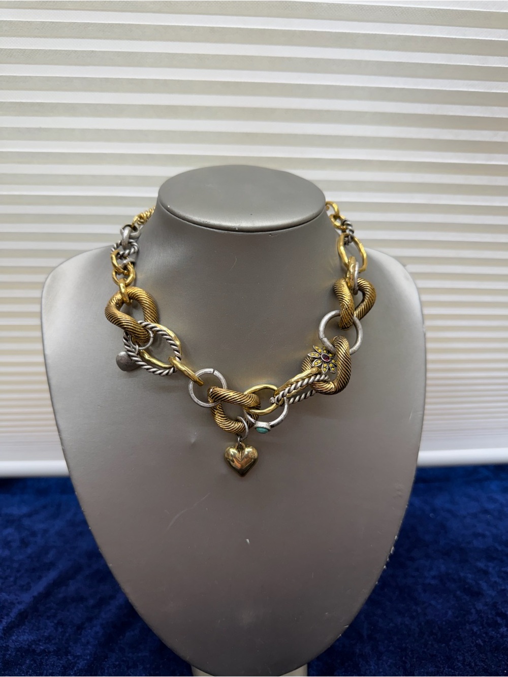 Jessica Simpson Charm Chunky Necklace